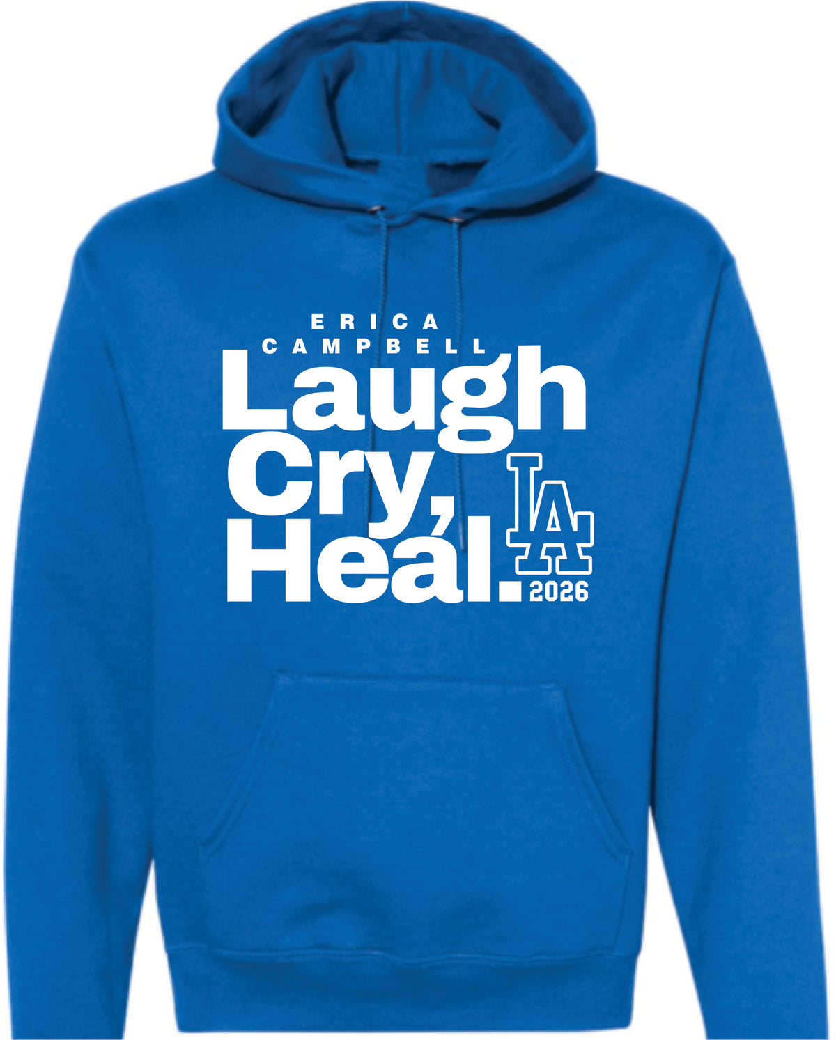 Laugh, Cry, Heal (LA) - Royal Blue Hoodie